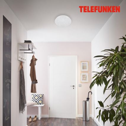 Telefunken 601706TF - LED Плафон със сензор LED/12W/230V Ø 27 см
