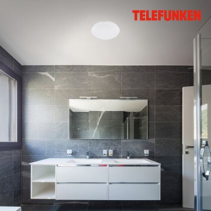 Telefunken 602006TF - LED Плафон за баня със сензор LED/15W/230V IP44 4000K