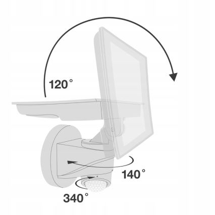 Telefunken - LED прожектор със сензор LED/20W/230V