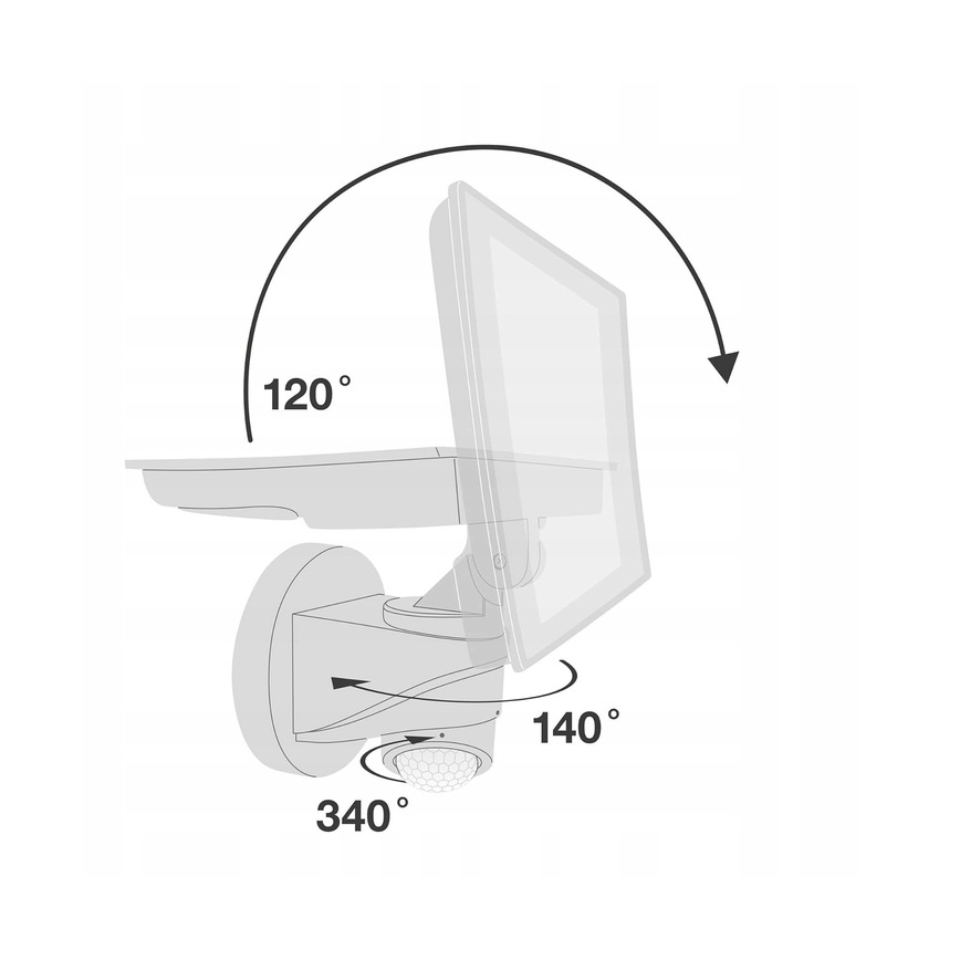 Telefunken - LED прожектор със сензор LED/20W/230V