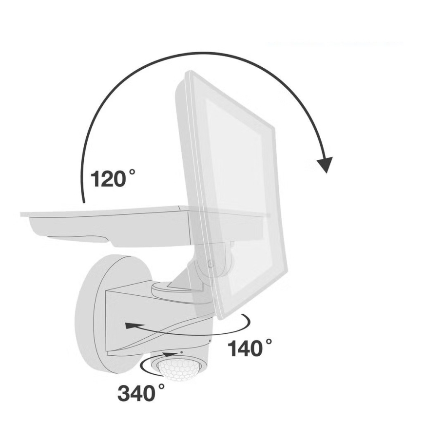 Telefunken - LED прожектор със сензор LED/20W/230V