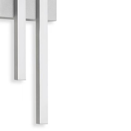 Telefunken - LED външна стенна лампа 2xLED/4W/230V 4000K IP44 сребриста