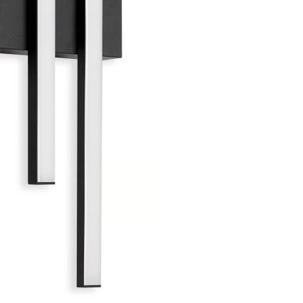 Telefunken - Външно стенно осветително тяло с 2 x LED, 4 W, 230 V, IP44, черно