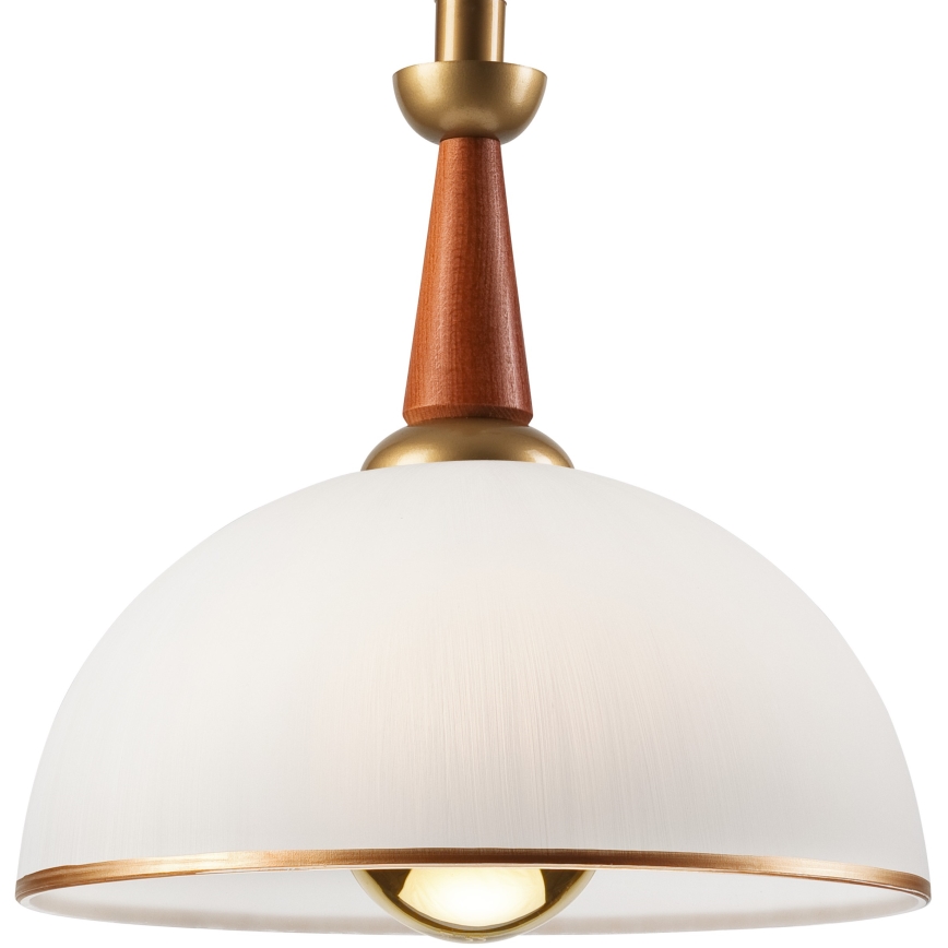 Телескопичен полилей CHIARA 1xE27/60W/230V тъмнокафяв/бук