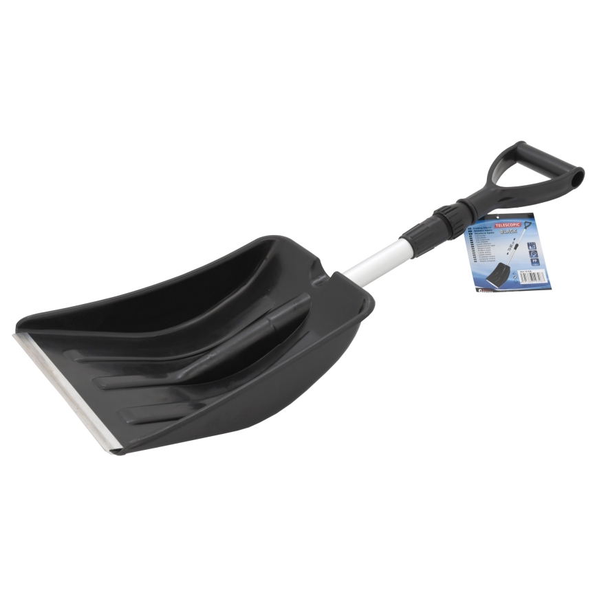 Телескопична лопата за сняг черна/сива