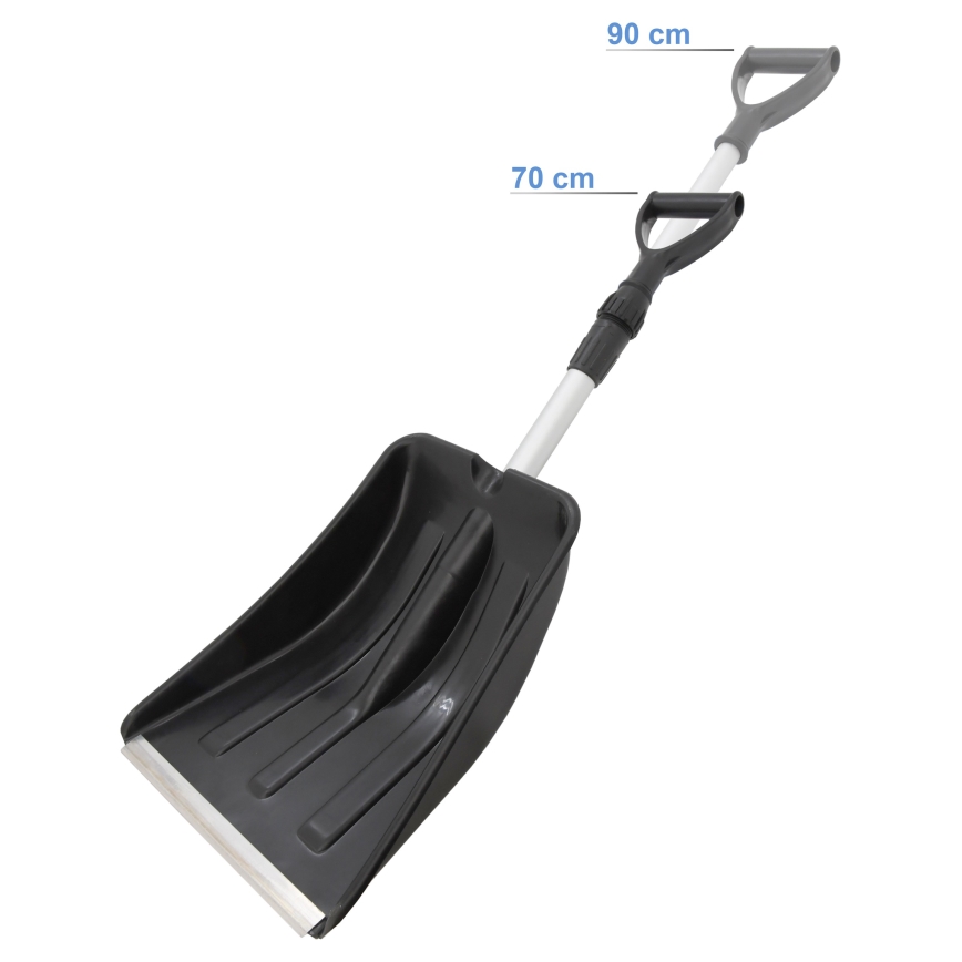 Телескопична лопата за сняг черна/сива