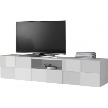 Телевизионен шкаф SERIAN 184 x 42 x 42 см, бял
