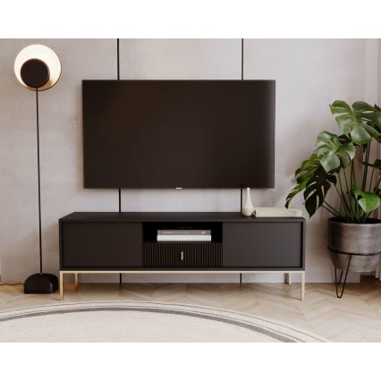 Телевизионен шкаф SUE, черен