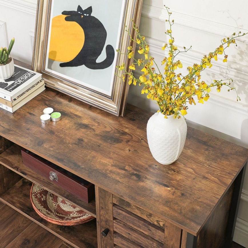 Телевизионен шкаф VOLTAR кафяв/черен