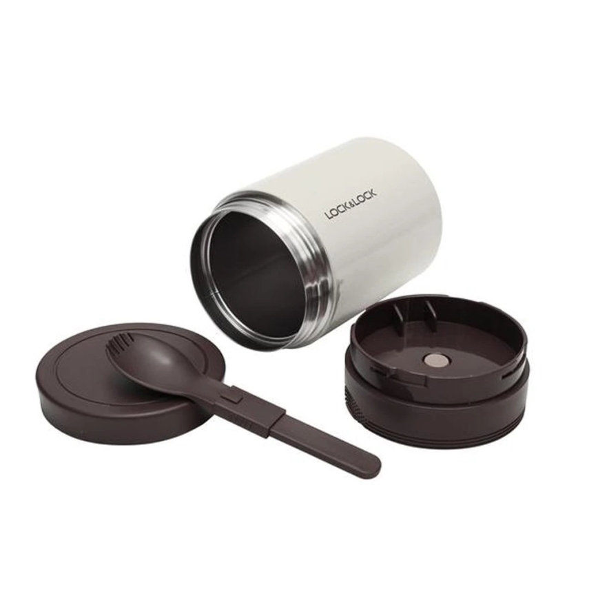 Термос за храна и напитки WAVE 0,5 л бял