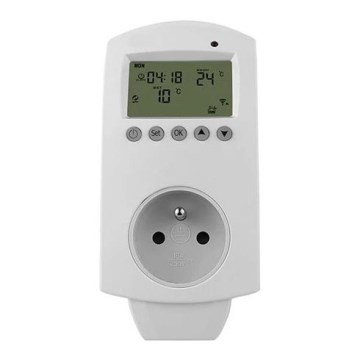 Термостат с вградена 230V розетка