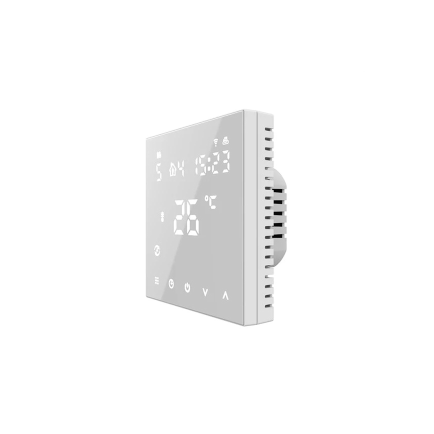 Термостат за вграден монтаж 230V, бял, Wi-Fi Tuya