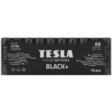 Tesla Batteries - 10 бр. Алкална батерия AA BLACK+ 1,5V