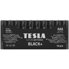 Tesla Batteries - 10 бр. Алкална батерия AAA BLACK+ 1,5V