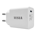 TESLA Electronics - Адаптер за бързо зареждане Power Delivery 20W бял