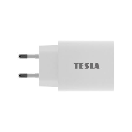 TESLA Electronics - Адаптер за бързо зареждане Power Delivery 20W бял