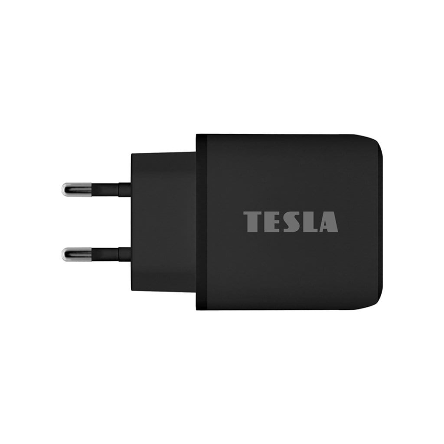 TESLA Electronics - Адаптер за бързо зареждане Power Delivery 25W черен