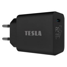 TESLA Electronics - Адаптер за бързо зареждане Power Delivery 20W черен