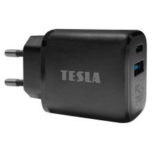 TESLA Electronics - Адаптер за бързо зареждане Power Delivery 25W черен
