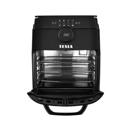 TESLA Electronics AirCook & Grill - Мултифункционален дигитален смарт фритюрник с горещ въздух 12 l 1800W/230V