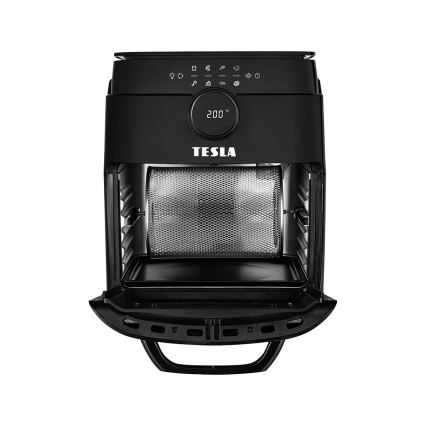 TESLA Electronics AirCook & Grill - Мултифункционален дигитален смарт фритюрник с горещ въздух 12 l 1800W/230V