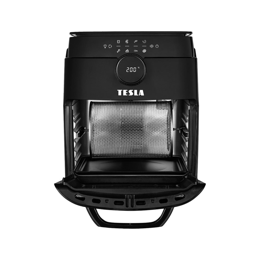 TESLA Electronics AirCook & Grill - Мултифункционален дигитален смарт фритюрник с горещ въздух 12 l 1800W/230V