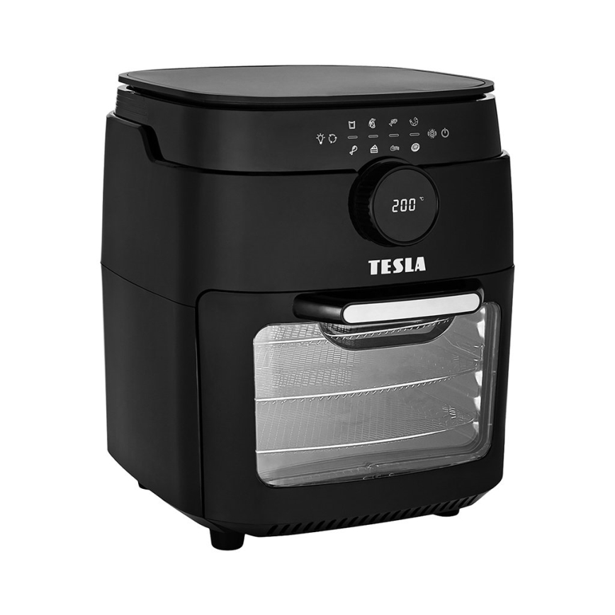 TESLA Electronics AirCook & Grill - Мултифункционален дигитален смарт фритюрник с горещ въздух 12 l 1800W/230V