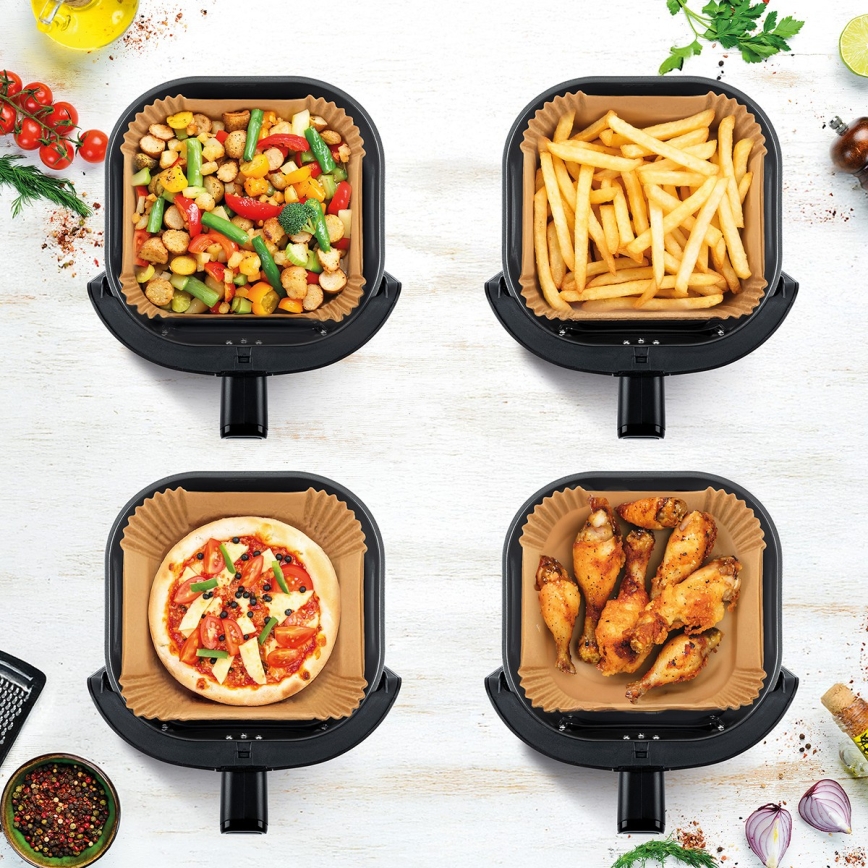 TESLA Electronics AirCook - Фритюрница с горещ въздух 4,4 л 1450 W/230 V черна