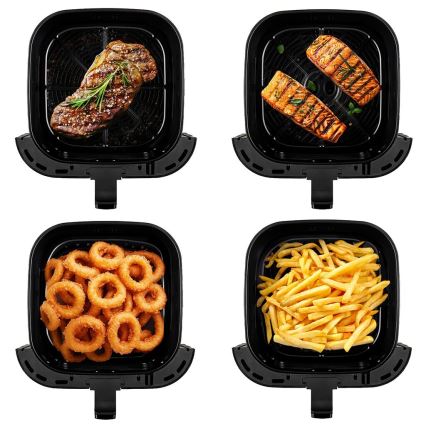 TESLA Electronics AirCook - Интелигентен многофункционален дигитален фритюрник с горещ въздух 9 l 1700W/230V Wi-Fi