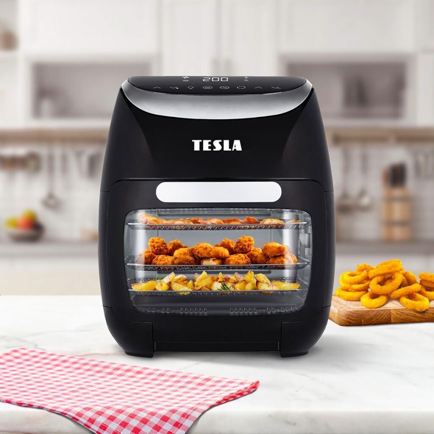 TESLA Electronics AirCook - Многофункционален дигитален фритюрник с горещ въздух 11 l 2000W/230V