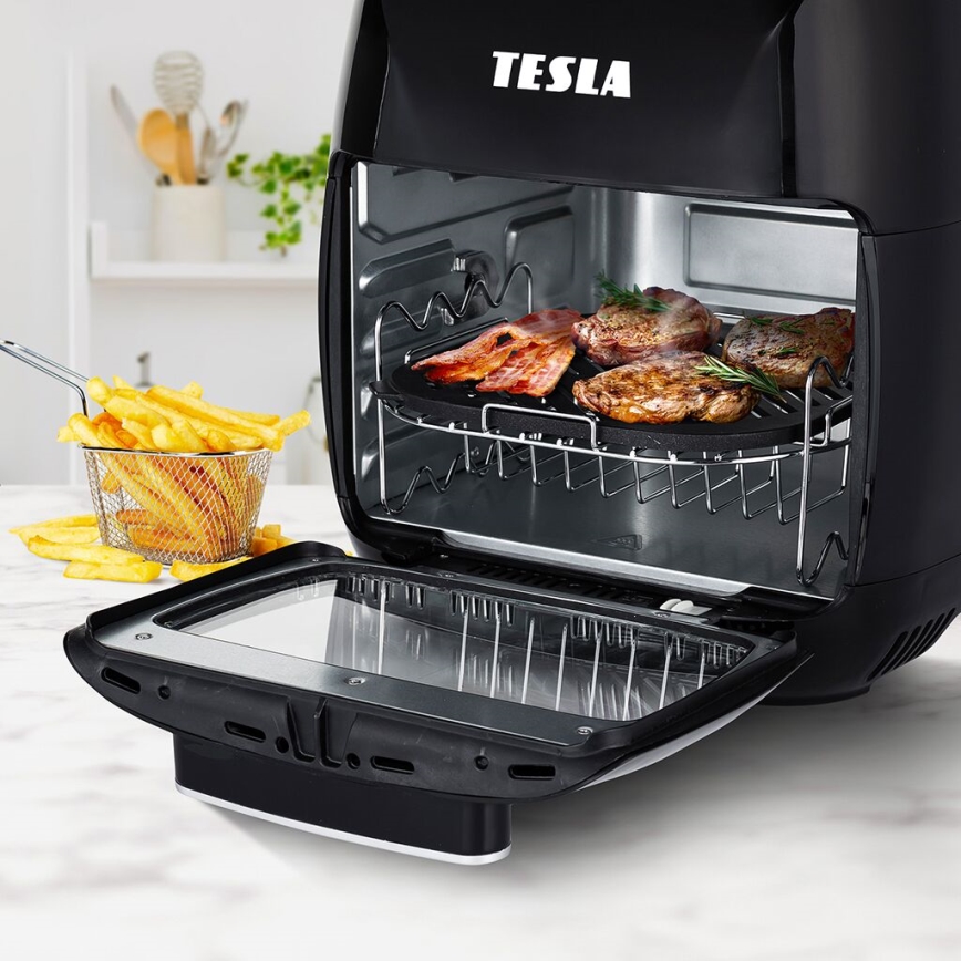 TESLA Electronics AirCook - Многофункционален дигитален фритюрник с горещ въздух 11 l 2000W/230V