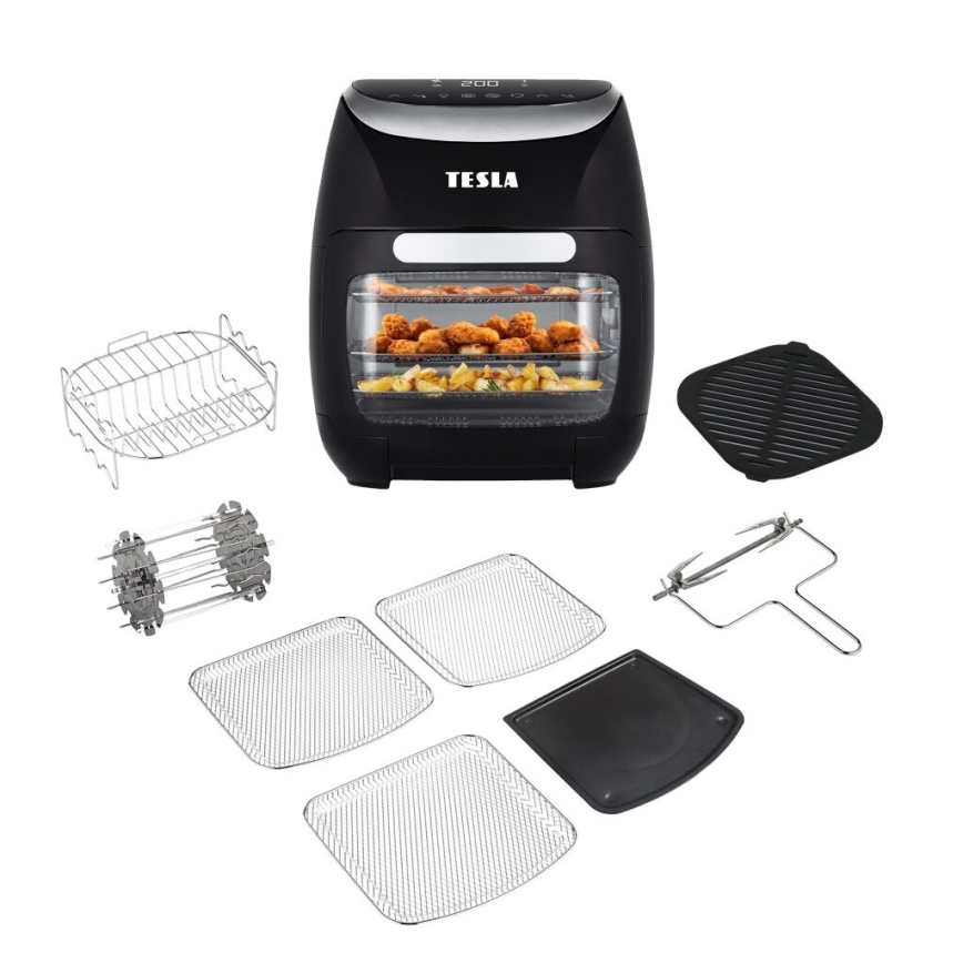 TESLA Electronics AirCook - Многофункционален дигитален фритюрник с горещ въздух 11 l 2000W/230V