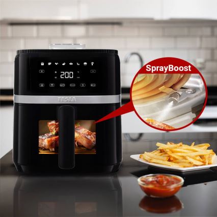TESLA Electronics AirCook - Многофункционален дигитален фритюрник с горещ въздух 5 l 1500W/230V