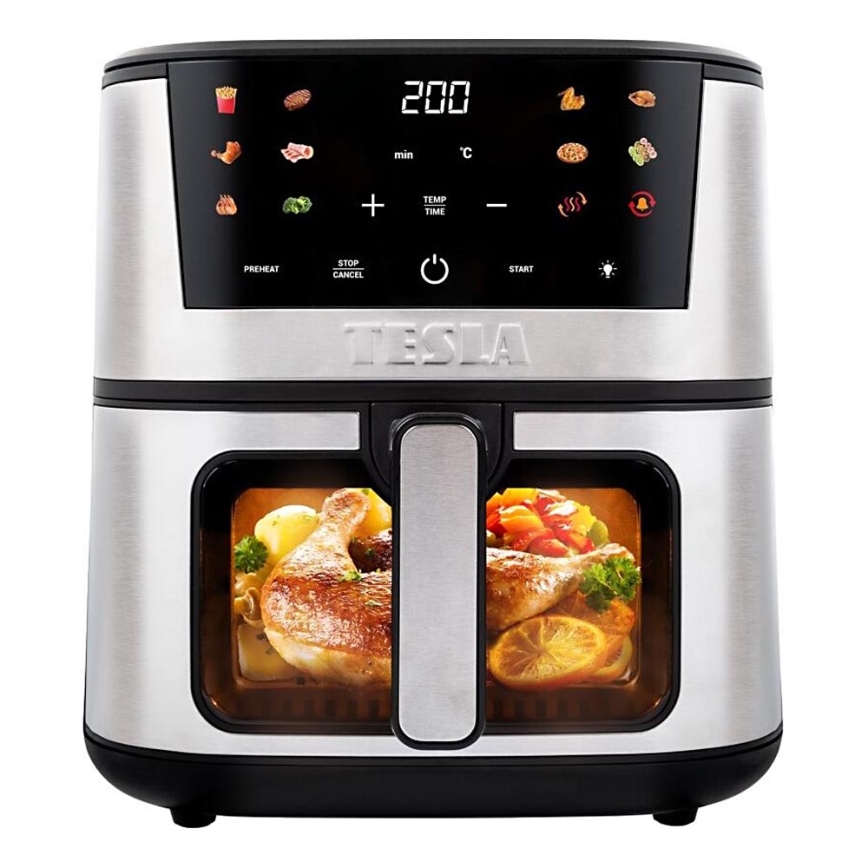 TESLA Electronics AirCook - Многофункционален дигитален фритюрник с горещ въздух 7 l 1600W/230V