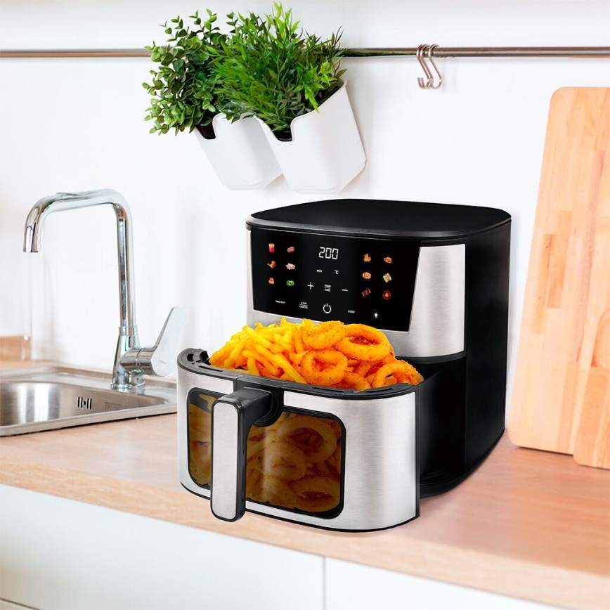 TESLA Electronics AirCook - Многофункционален дигитален фритюрник с горещ въздух 7 l 1600W/230V