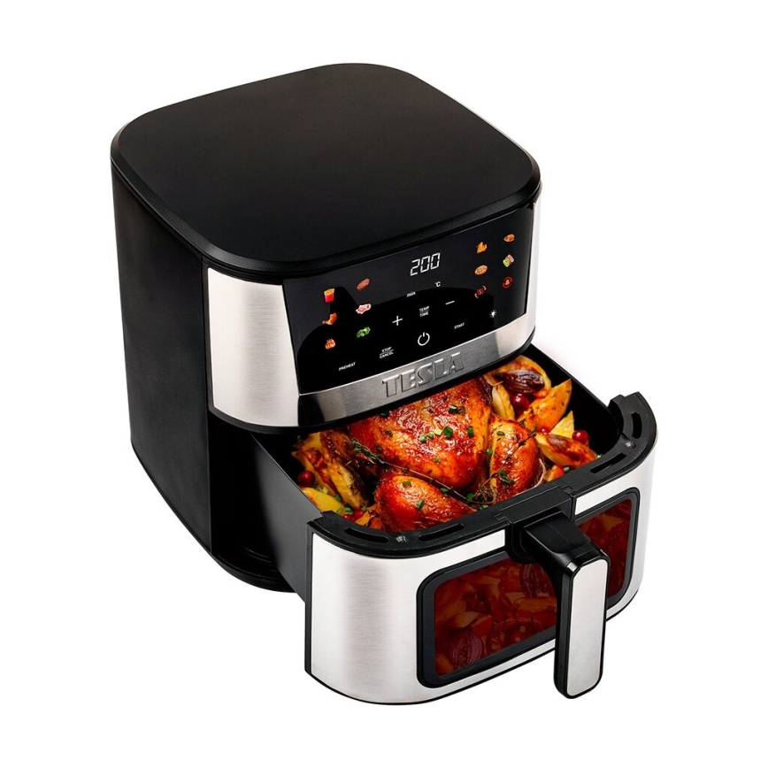 TESLA Electronics AirCook - Многофункционален дигитален фритюрник с горещ въздух 7 l 1600W/230V