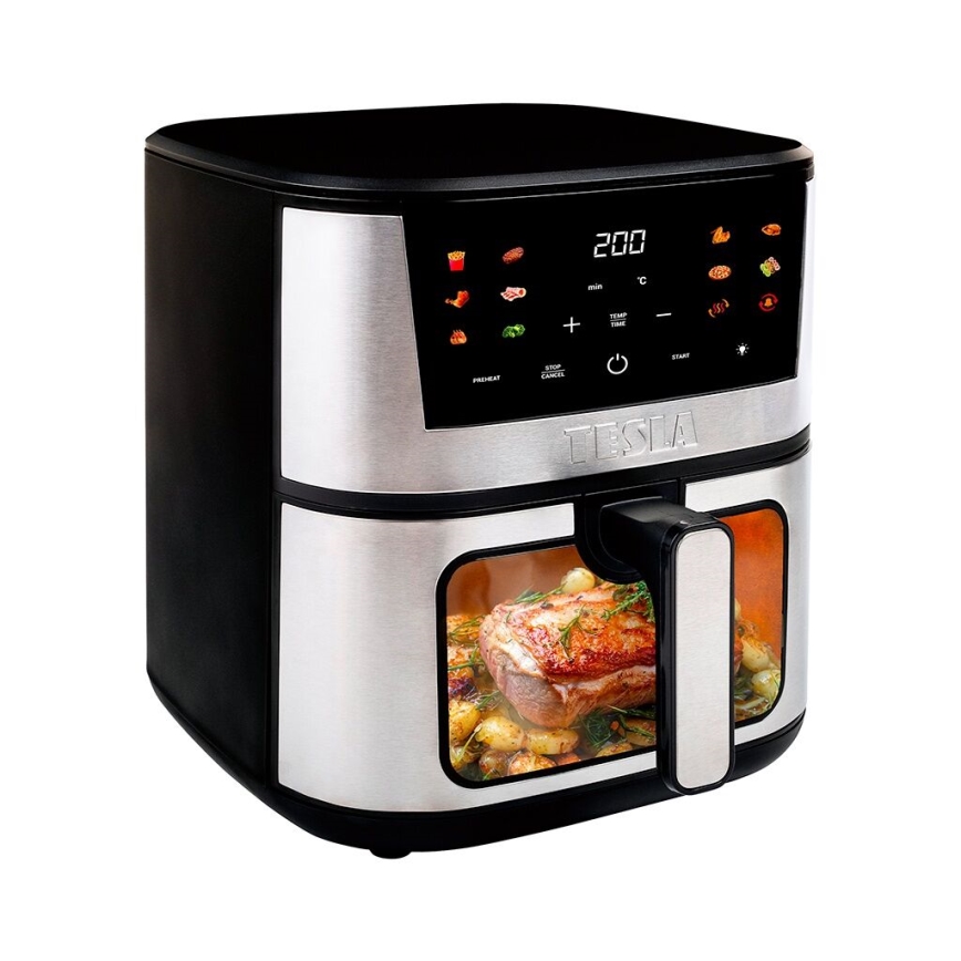 TESLA Electronics AirCook - Многофункционален дигитален фритюрник с горещ въздух 7 l 1600W/230V