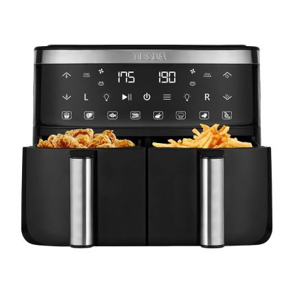 TESLA Electronics AirCook - Многофункционален двоен дигитален фритюрник с горещ въздух 7,6 l 2850W/230V
