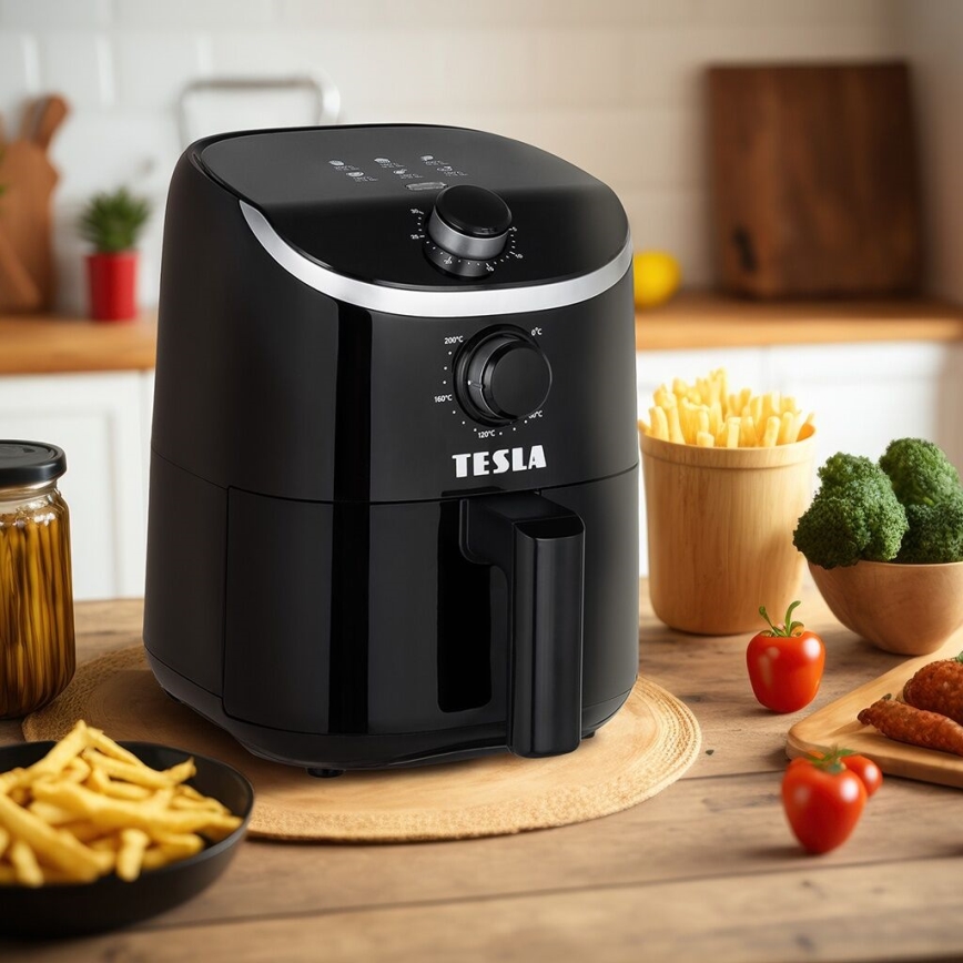 TESLA Electronics AirCook - Многофункционален фритюрник с горещ въздух 2 l 900W/230V