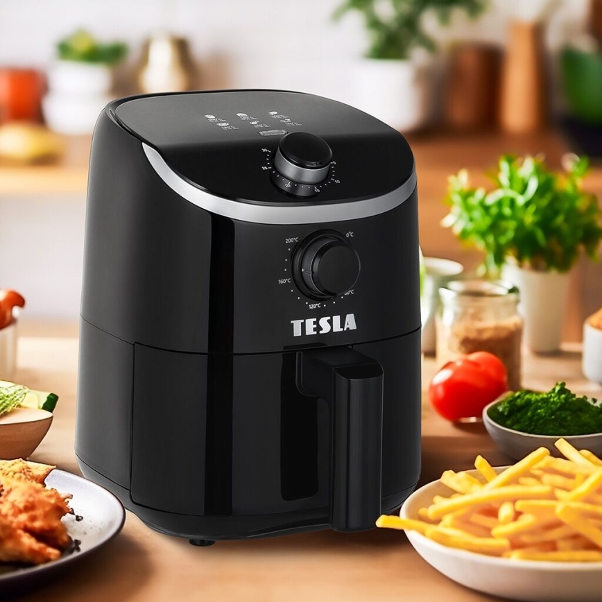 TESLA Electronics AirCook - Многофункционален фритюрник с горещ въздух 2 l 900W/230V