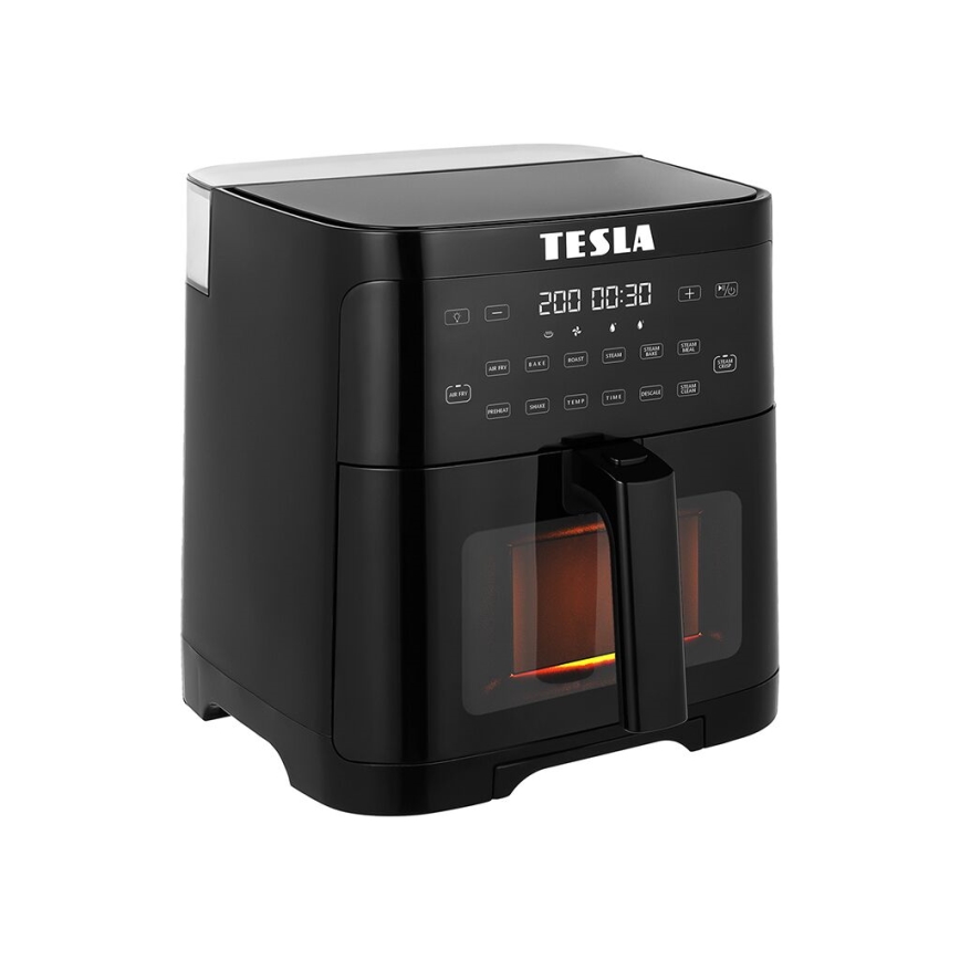 TESLA Electronics AirCook - Многофункционален фритюрник с пара и горещ въздух 5 l 1500W/230V