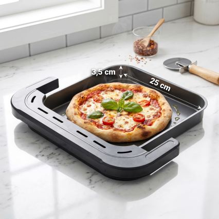 TESLA Electronics AirCook - Тризонова въздушна фритюрница 14,5 l 2800W/230V черна
