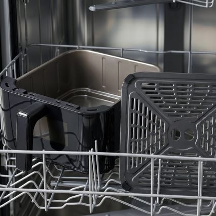 TESLA Electronics AirCook - Тризонова въздушна фритюрница 14,5 l 2800W/230V черна
