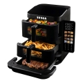 TESLA Electronics AirCook - Тризонова въздушна фритюрница 14,5 l 2800W/230V черна