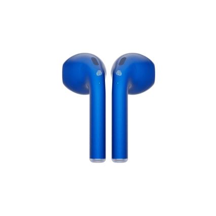 TESLA Electronics - Безжични слушалки 300 mAh + 2x 25 mAh IPX4 синьо