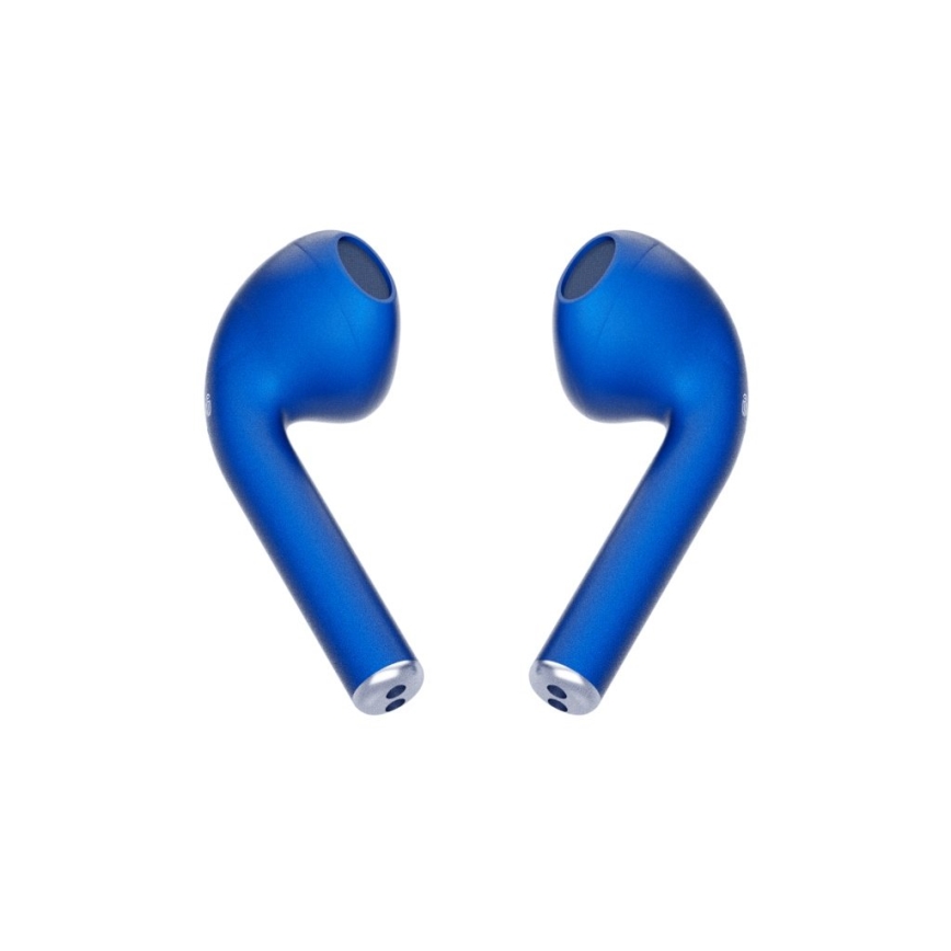 TESLA Electronics - Безжични слушалки 300 mAh + 2x 25 mAh IPX4 синьо