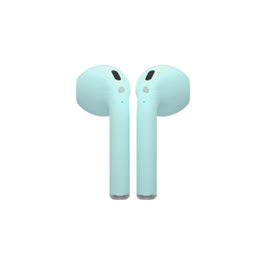 TESLA Electronics - Безжични слушалки 300 mAh + 2x 25 mAh IPX4 тюркоаз