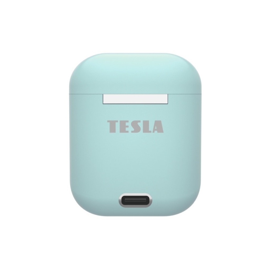 TESLA Electronics - Безжични слушалки 300 mAh + 2x 25 mAh IPX4 тюркоаз