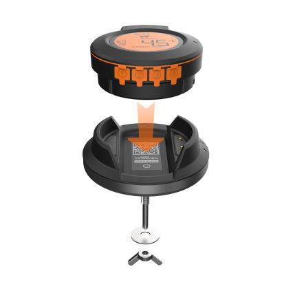 TESLA Electronics Cook - Дигитален термометър за месо със сонда 0-400 °C 2xAA IP65