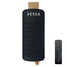 TESLA Electronics - DVB-T2 H.265 (HEVC) приемник, HDMI-CEC 2xAAA + дистанционно управление